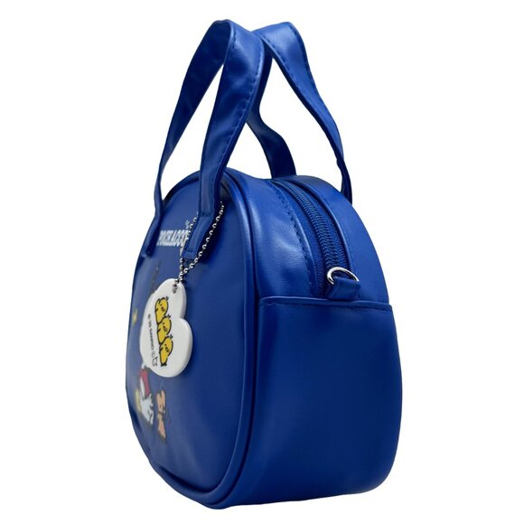 NEW Sanrio Pochacco Small Boston Crossbody BAG BLUE - Picture 2 of 4